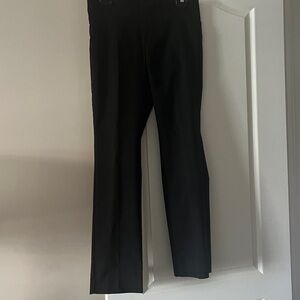 Black Straight-Leg Pants